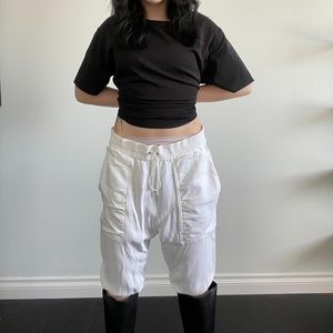 Helmut lang drop crotch pants